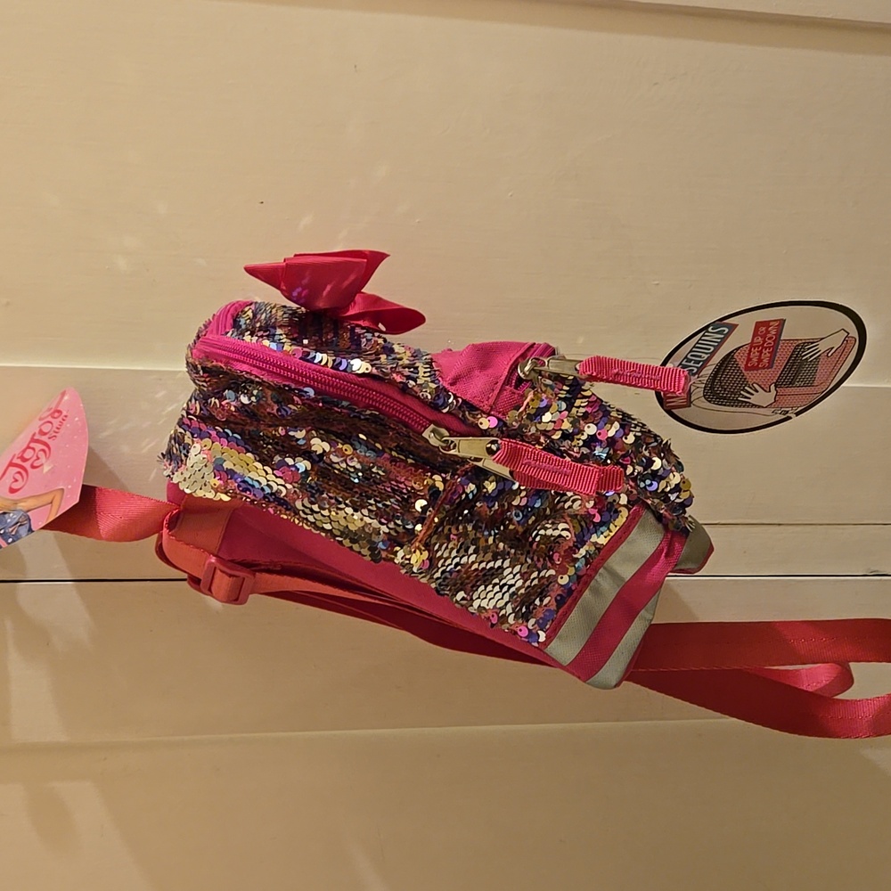 NWT JoJo Siwa sequined mini backpack - Picture 7 of 10